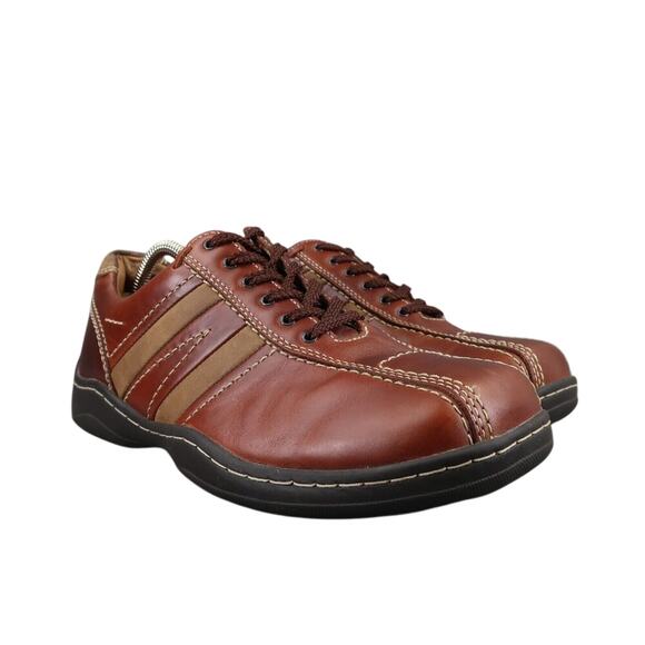 Quotes Shoes Mens 8.5 Sneaker Casual Oxford Leather Classic Lifestyle Comfort - Picture 1 of 13